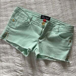Eighty Eight Y2K 2000’s Mint Green Women's Shorts